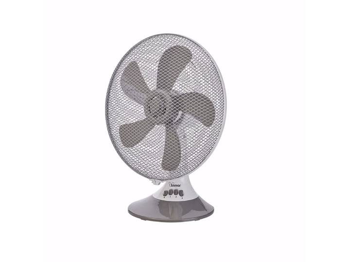Bimar VT333 Table Fan Tischventilator – Tischventilator/USB Ventilator – weiss / grau