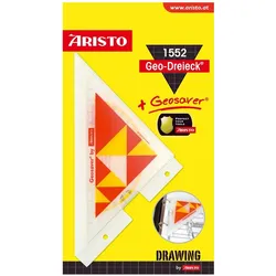 Aristo, Lineal, Geo-Dreieck (16 cm)