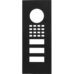 DoorBird D1102V Unterputz Frontblende – Graphitschwarz