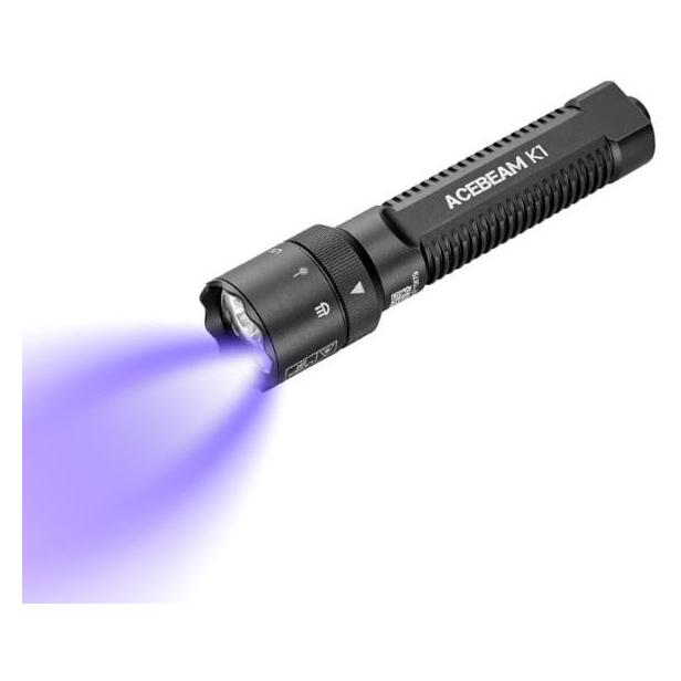 AceBeam Taschenlampe K1 Schwarz (11 cm, 1000 lm) (K1BLACK)