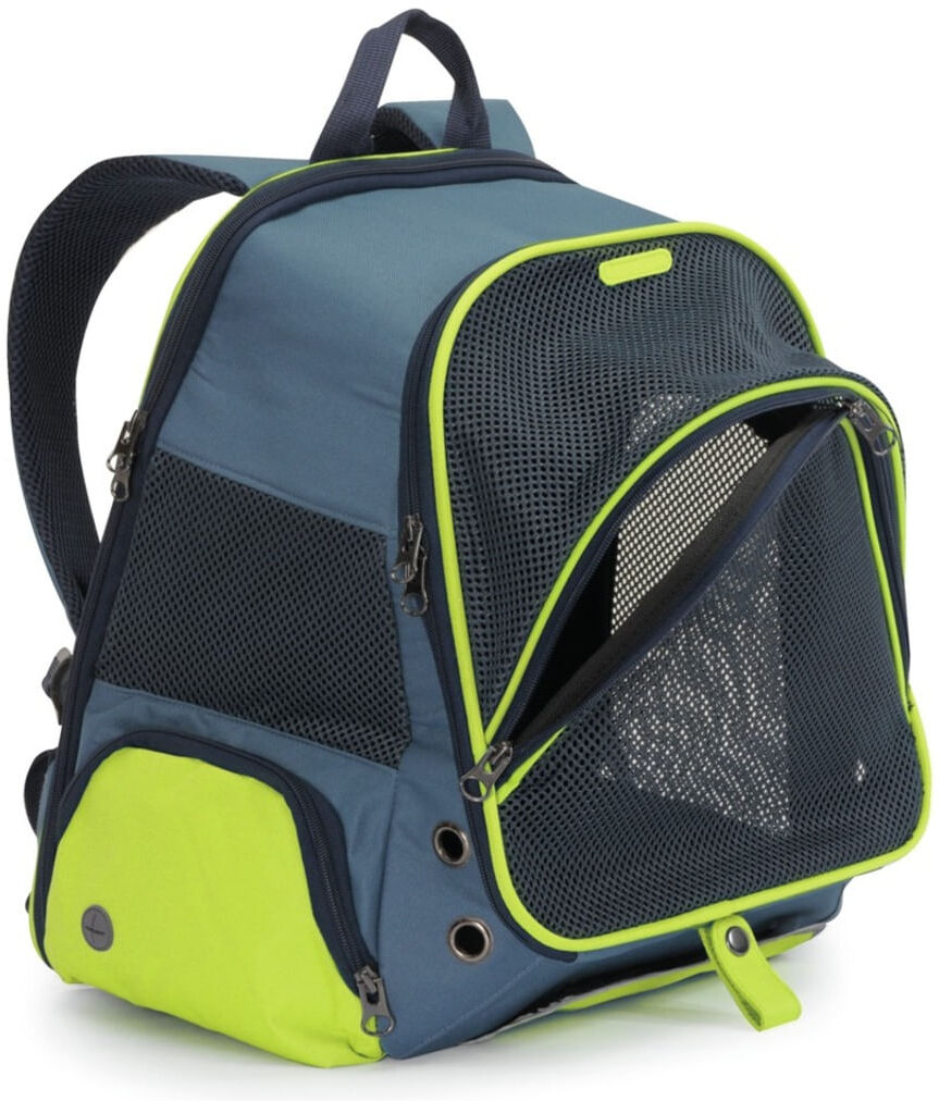 Camon Zaino Pet Bicolore Blu Giallo 34X22X42CM