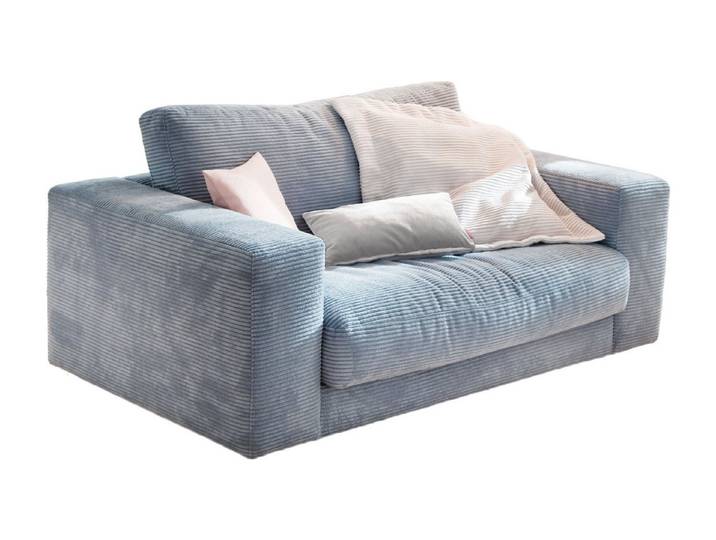 KAWOLA Sessel MADELINE, Doppelsessel Loveseat Cord verschiedene Farben