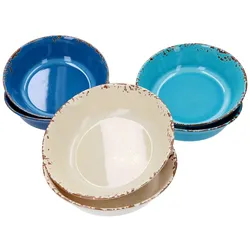6er Set Schale 17,5x5cm Melamin