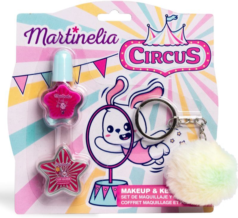 Martinelia Circus Makeup & Keychain set for children 3+