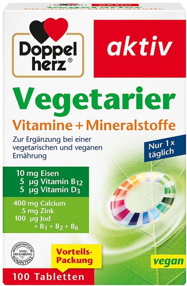 Doppelherz Vegetarier Vitamine + Mineralstoffe