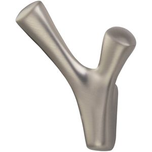 SO-TECH Garderobenhaken Bicorno, 130333, edelstahloptik, Doppelhaken aus Metall