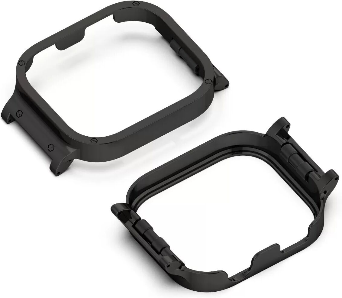 INF Redmi Watch 6 Kompatibles Edelstahl-Metallgehäuse (20mm Innendurchmesser) Schwarz
