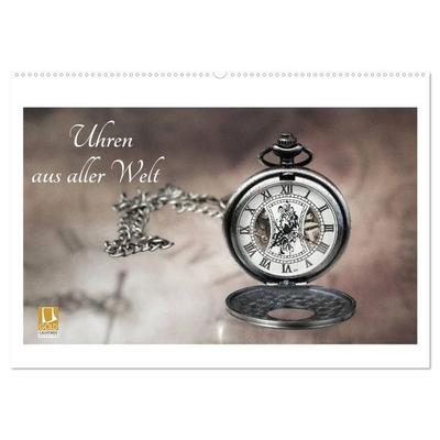 Uhren aus aller Welt (Wandkalender 2026 DIN A2 quer), CALVENDO Monatskalender