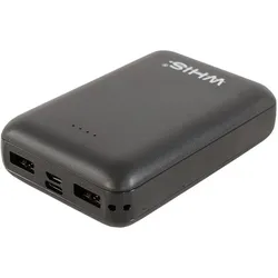 Whis Fast (10000 mAh), Powerbank, Schwarz