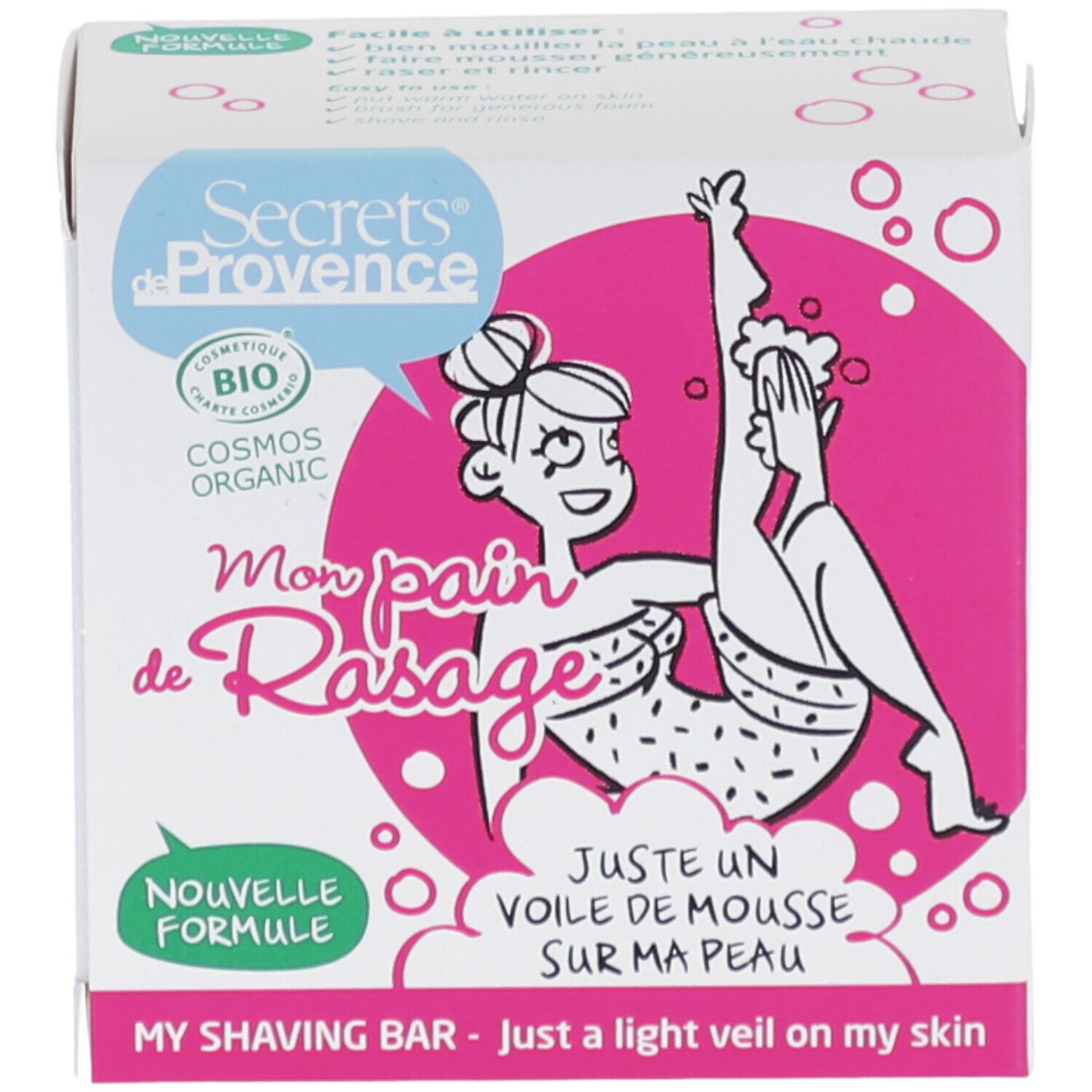 Secrets De Provence My Shaving Bar Women 90 g Seife