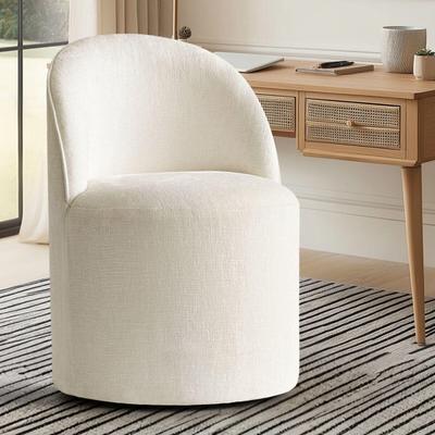 Housely "18.5"" H Upholstered Chenille Office Chair with Wheels"