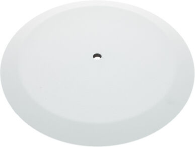 K&M 26700 Round Base wh Weiß