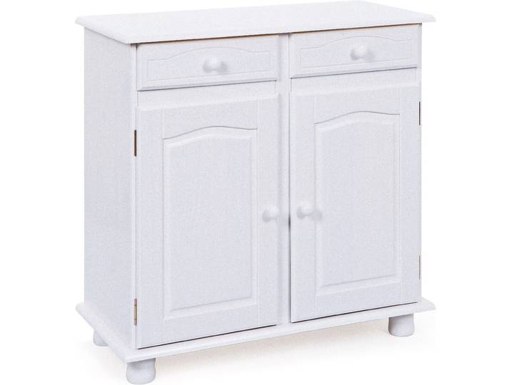 Lovo Sideboard 2 Schubladen, 2 Türen, weiss.