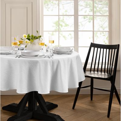 Threadmade Continental Solid Texture Water and Stain Resistant Tablecloth