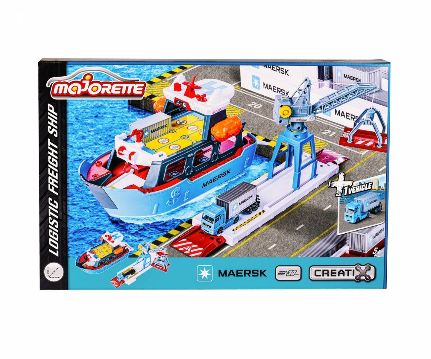 Simba Majorette Logistiek Vrachtschip speelset voor de containerterminal