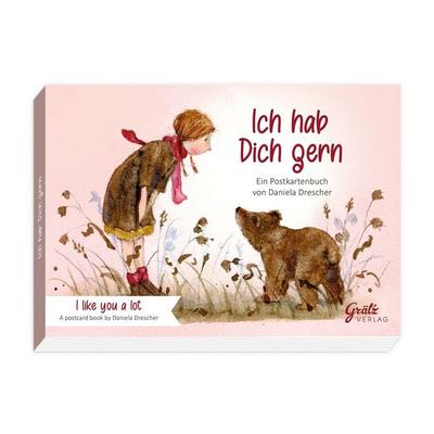 Postkartenbuch Ich hab dich gern, Karte von , Grätz Verlag GmbH, 978-3-693-81001-9