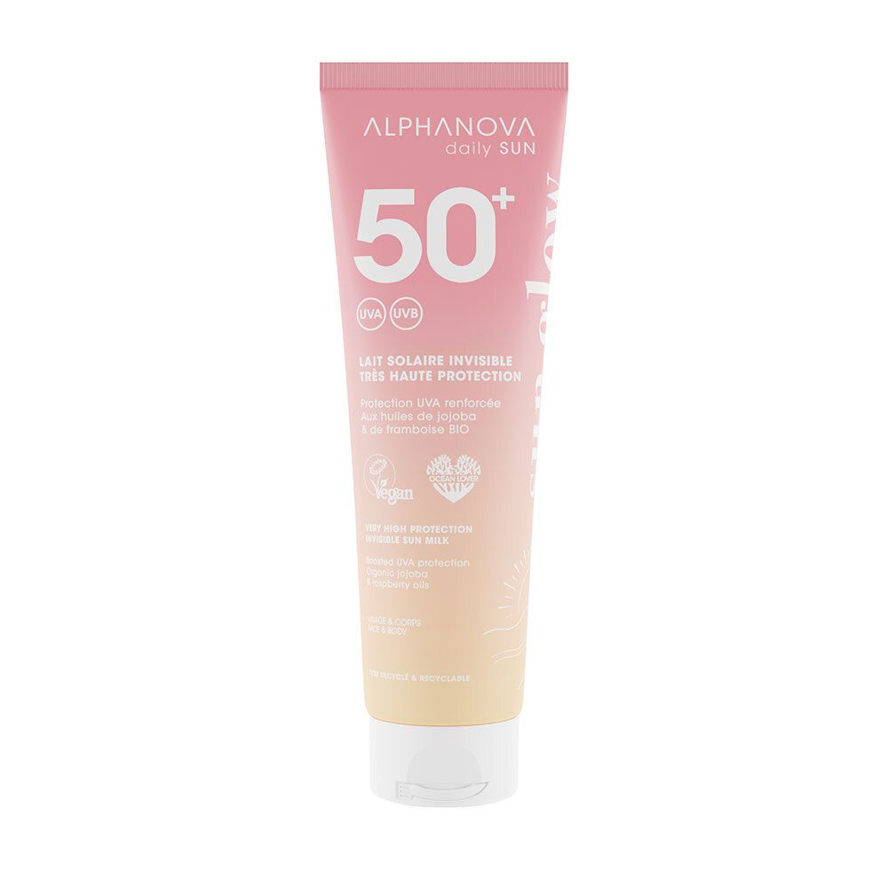 Alphanova SUN Glow Lait Spf50+150 150 ml Milch