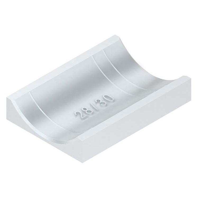 Niedax NIE GWA26 Gegenwanne f.Bügelschelle HammerfuÃ f.Kab.D22-26mm PE Kunstst. (GWA26)