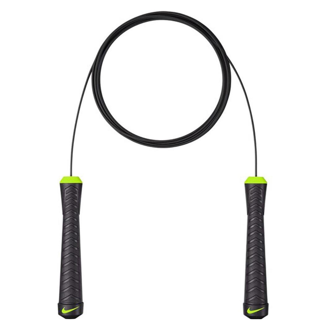 Nike Unisex - Erwachsene FUNDAMENTAL Speed Rope Springseil, Black/White/White, NS (274 cm) (9339/56)