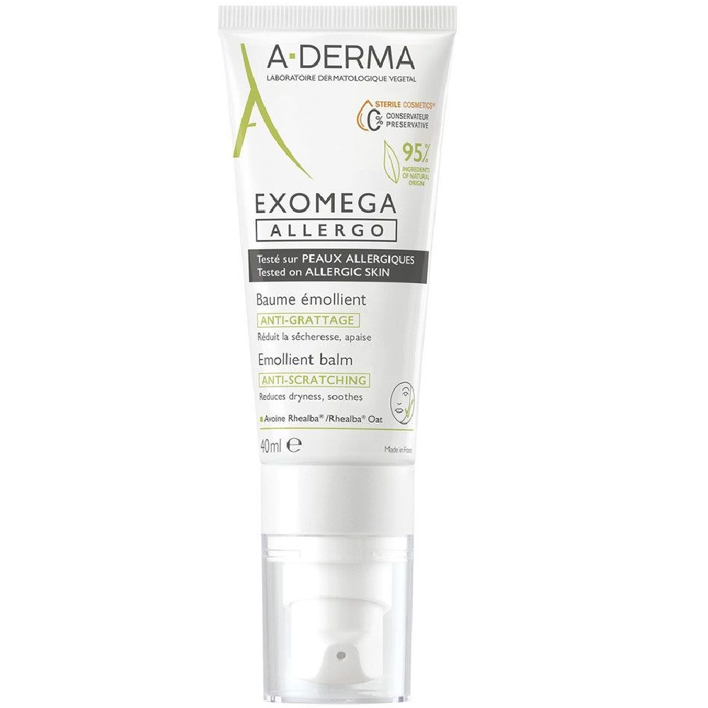A Derma Exomega Allergo Emollient Balm 40mL