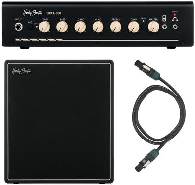 Harley Benton BLOCK-800 Bundle I noir