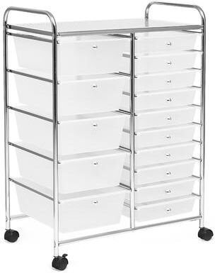 15 Drawer Rolling Storage Cart Storage Drawer Trolley
