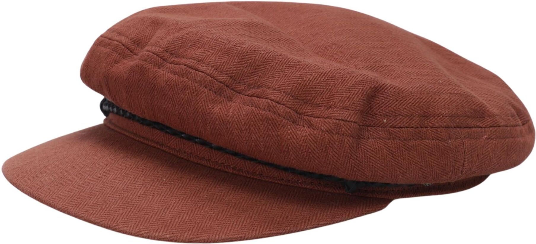 Brixton Damen Hut oder Mütze, Braun, Gr. EU 54, Baumwolle - Second Hand