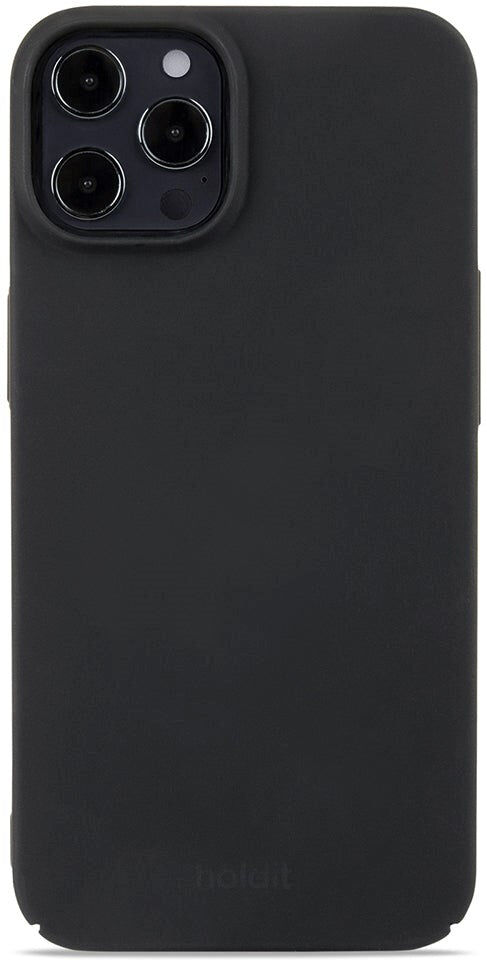 Holdit iPhone 12 / 12 Pro Slim Plastic Case - Black
