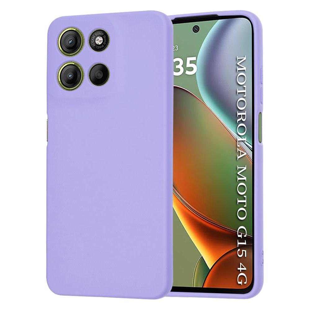 Techsuit - SoftFlex - Motorola Moto G15 / G15 Power - Light Purple (Motorola Moto G15) (61047843)
