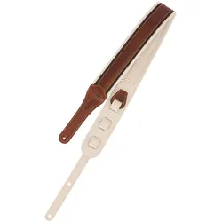 Taylor Renaissance Strap Medium Brown Leather - Gitarrengurt