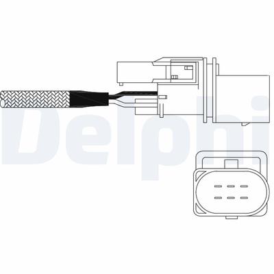 DELPHI Lambdasonde es1102612b1 für Mercedes