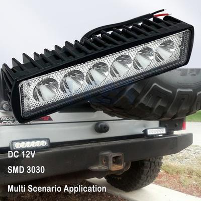 Youfap Market LED Work Light Strip, Shape Light Bar For Off Road, Flood Spot White Car Headlight 1pc