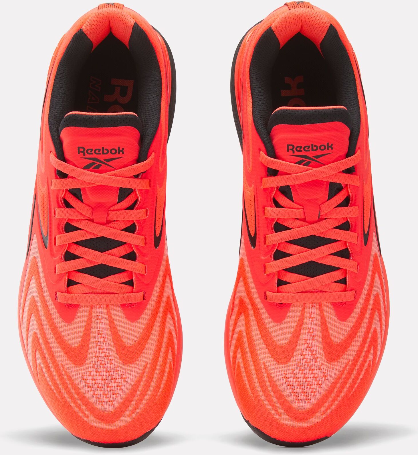 Trainingsschuh REEBOK "NANO X5 EDGE", Herren, Gr. 48,5, rot (neon cherry), Synthetik, Textil, Schuhe Trainingsschuh, durch erstklassige Agilität perfekt für Multisport neon cherry 48,5