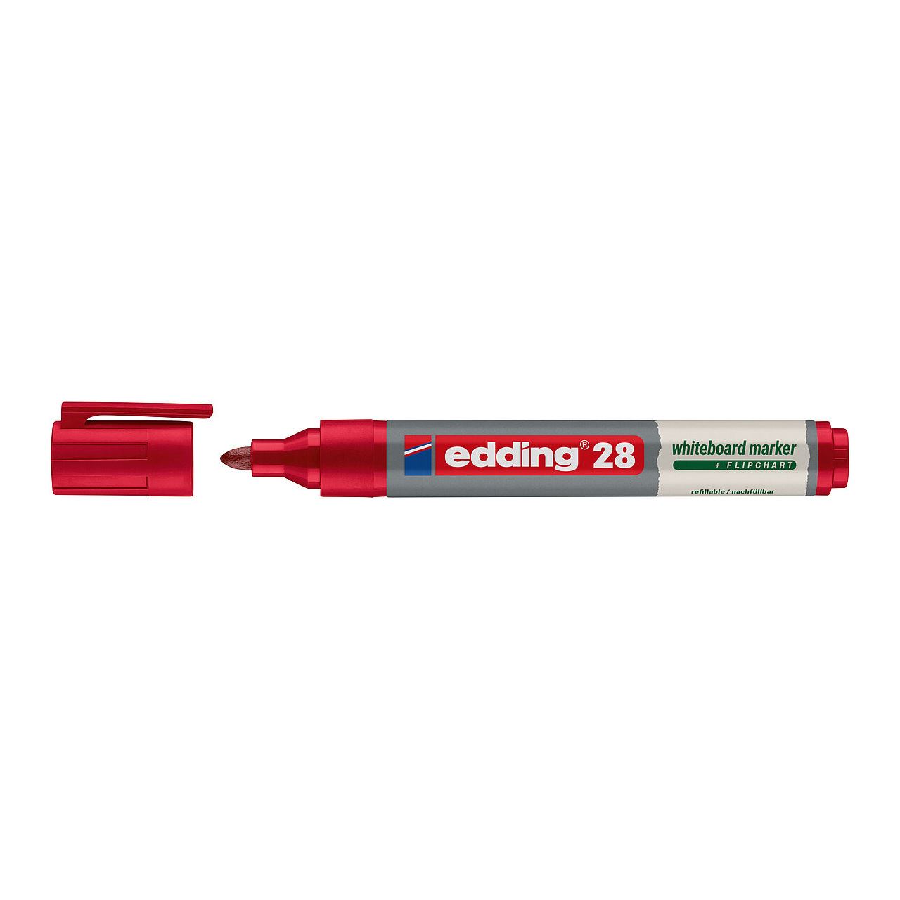 edding 28 Whiteboard-Marker rot 1,5 - 3,0 mm, 1 St.