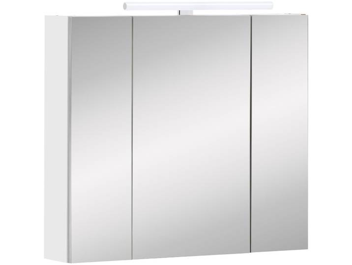 Spiegelschrank Ilsebill weiss Holzwerkstoff B 80 T 16 cm - Spiegelschrank