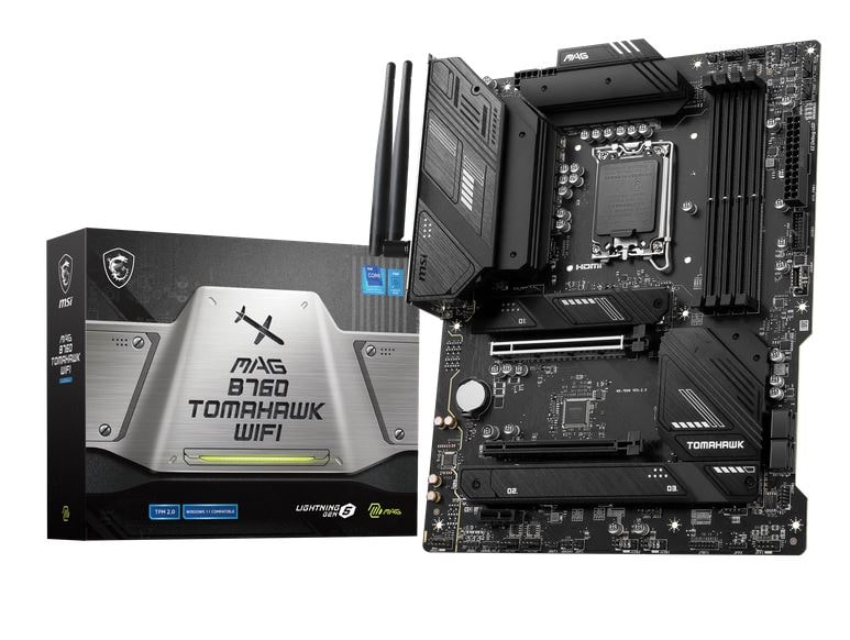 MSI MAG B760 TOMAHAWK WIFI ATX Mainboard - Sockel 1700