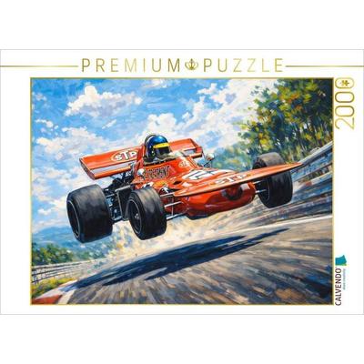 CALVENDO Puzzle Der Schwede Ronnie Peterson wurde 1971 mit einem britischen March Vizeweltmeister, blieb aber sieglos. | 2000 Teile Lege-Größe 90x67cm