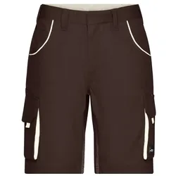 Funktionelle kurze Hose "JN872" - 54 - brown/stone