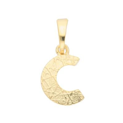 Buchstabenanhänger ADELIA´S "Buchstabenanhänger C 333 Gold ( 8K )", gold, Schmuckanhänger, Damen, C, Gold, Goldanhänger Buchstabe C
