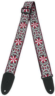 Levys Hootenanny Woven Strap RW Rot und Weiß