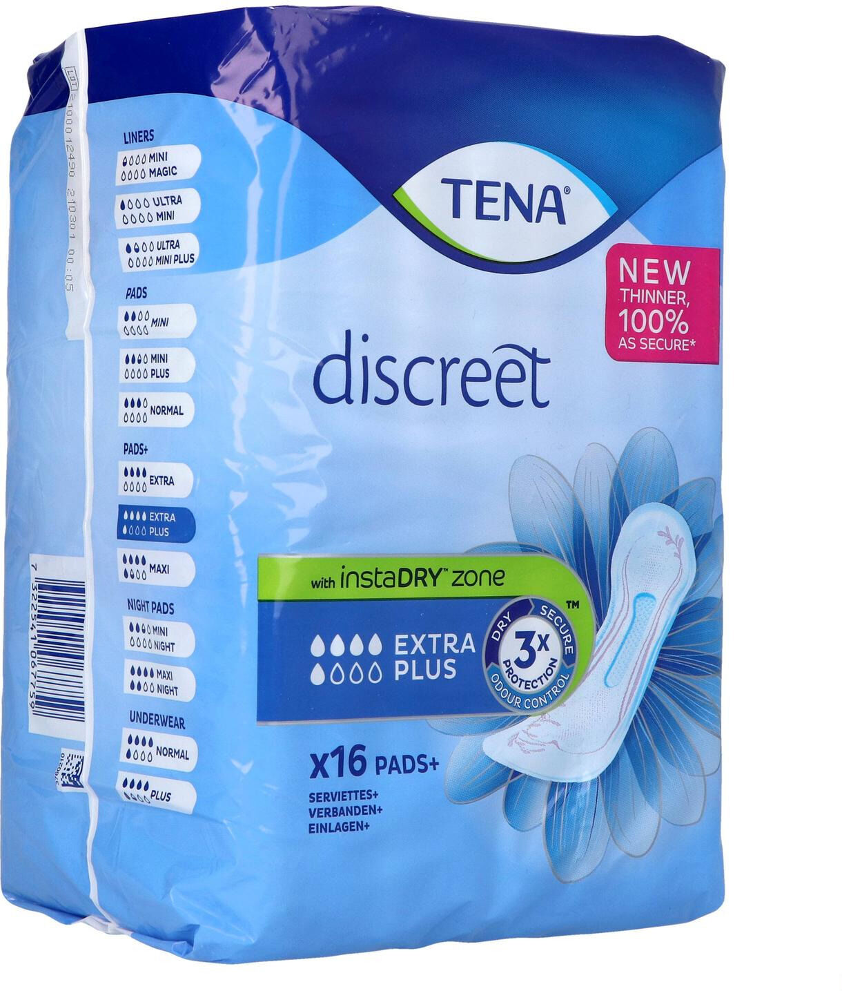 Tena Discreet Extra + 16 Pièces  761660