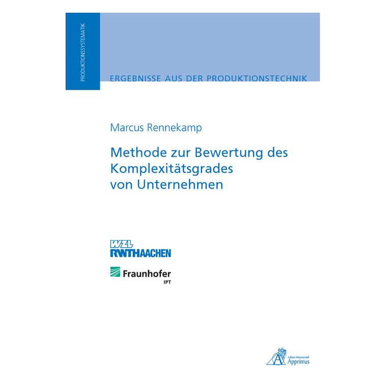 Apprimus Methode zur Bewertung des Komplexitätsgrades von Unternehmen (Deutsch, Softcover, Marcus Rennekamp) (55550672)