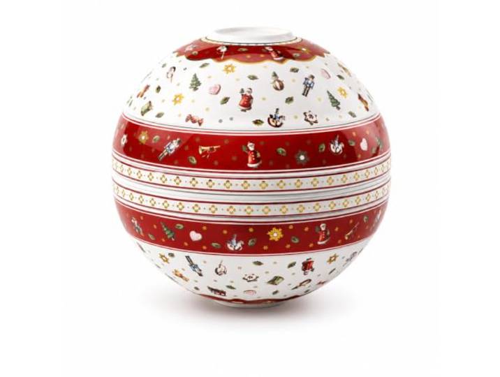 Villeroy & Boch - Toy's Delight La Boule Rot, Spülmaschinenfest, Deko Xmas Weihnachtsgeschirr, Geschirrset, Kombiservice, Essgeschirr 2 Personen, Geschirr Set Modern, Weihnachten, Premium Porzellan