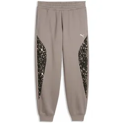 Puma, Damen, Sporthose, SPORT ANIMAL Comfort Pants FL (S), Beige, Grau