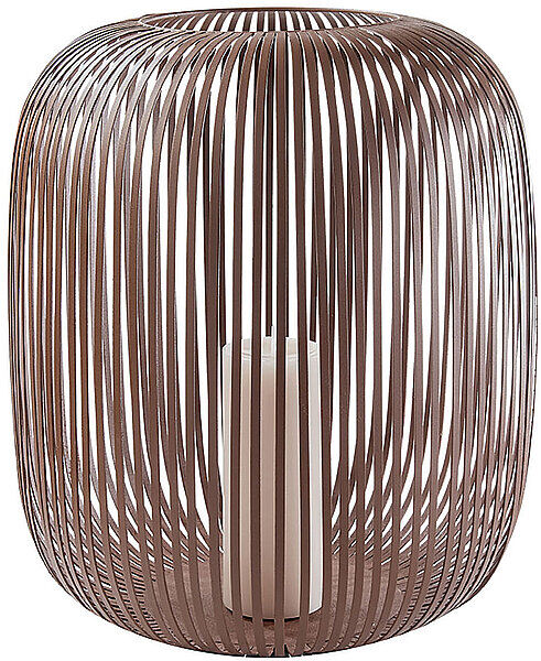 FYNCH-HATTON Laterne 45x40cm LIG Large Walnut hellbraun EG