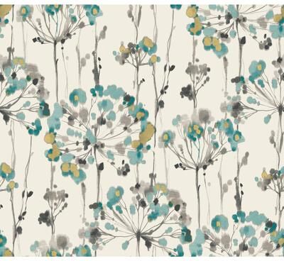 Candice Olson Flourish Gold Metallic Wallpaper