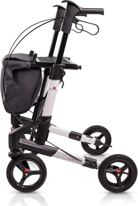 Rollator Troja 5G Black Series M>>>>Farbe: polarsilber