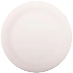 VEPATIM 150 Teller aus Pappe rund Ø28cm weiß