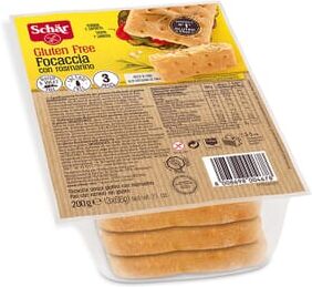 Schar Focaccia Com Alecrim 200g