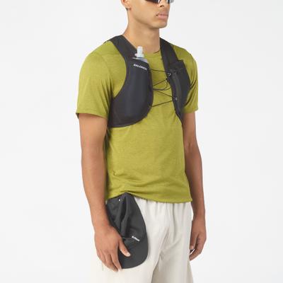 Trinkrucksack SALOMON Gr. XL, schwarz, Rucksäcke, XL, Polyester, unifarben, Laufweste für sportliche Aktivitäten, sportlicher Stil, aus Polyester
